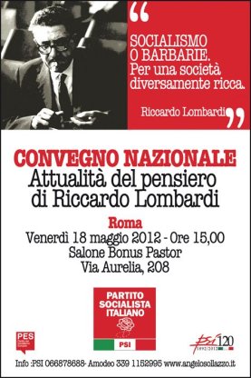 Convegno su Lombardi 2012